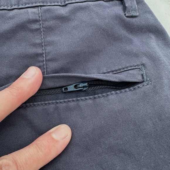 ENGLISH LAUNDRY Mens Pant Straight Leg Soft Flex Waist Blue Midnight Chino 34x30 - Picture 6 of 9